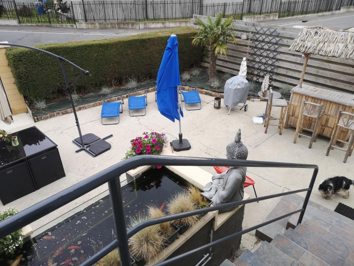 La Maison Du Bonheur Port-en-Bessin-Huppain Bagian luar foto